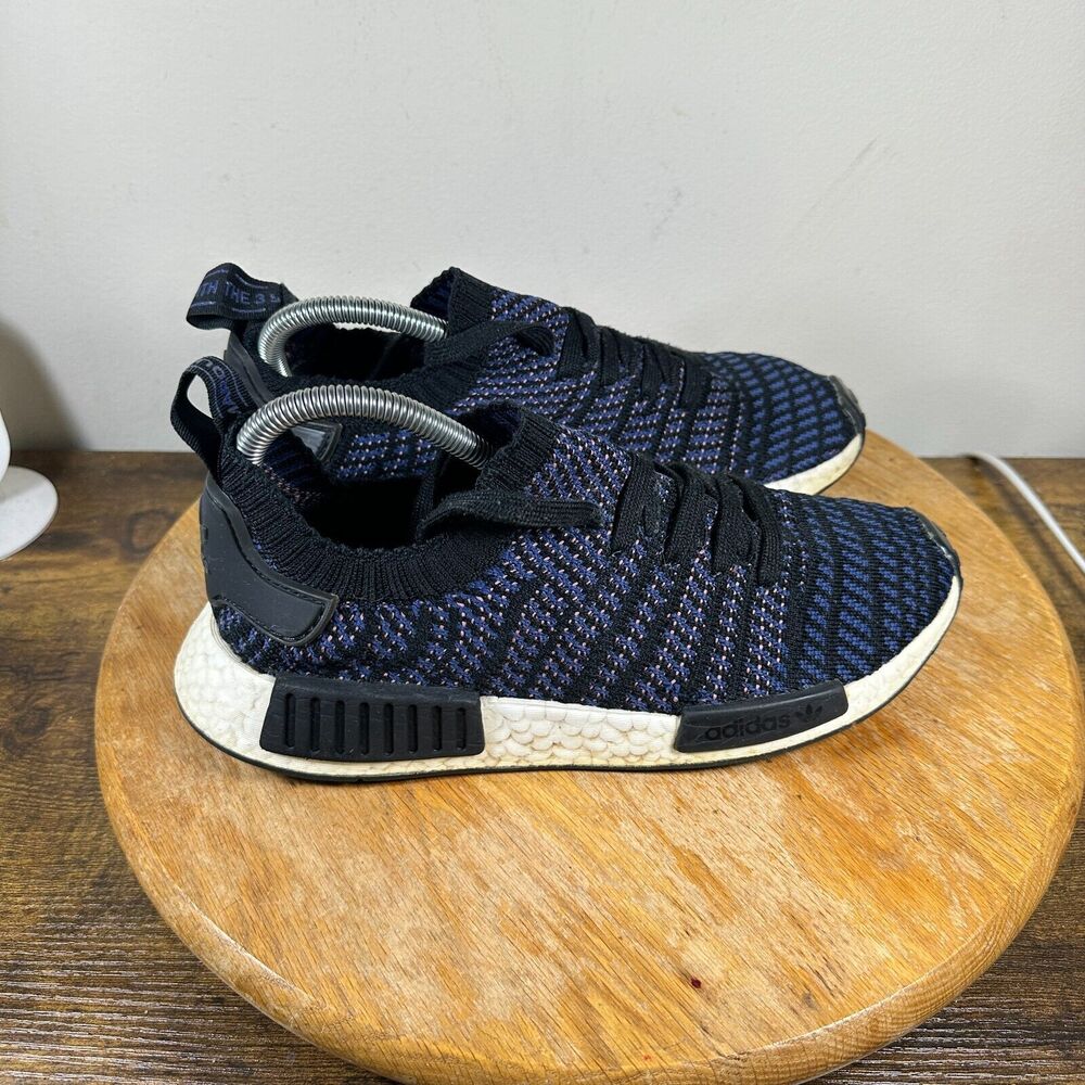 Adidas NMD R1 STLT Primeknit Noble Indigo AC8326 Shoes Sneakers Women's Size 8‎